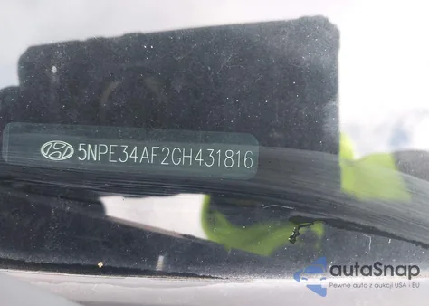 2016 Hyundai Sonata Limited из США, поврежденный, VIN 5NPE34AF2GH431816